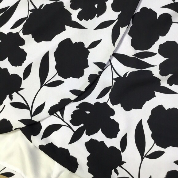 Ann Taylor Lavender Blue NEW Front Floral Print Lined Mini Skirt SZ 10P - Picture 5 of 9